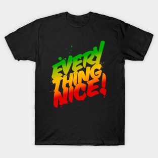 Everything Nice Rasta Colors Reggae T-Shirt